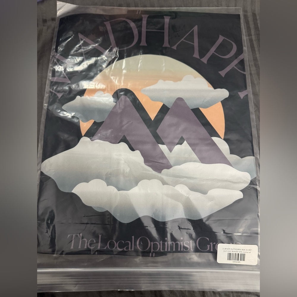 NWT Madhappy Summer Outdoors Silk Scarf - Picture 2 of 4